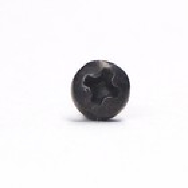 Mini-Schrauben schwarz, Linsenkopf 2,5x5mm